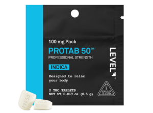 protab edibles 50 indica – 2 pack